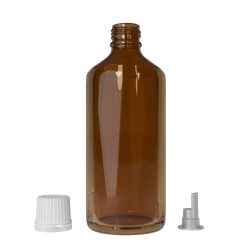 100 ml üveg+kupak+cseppentő